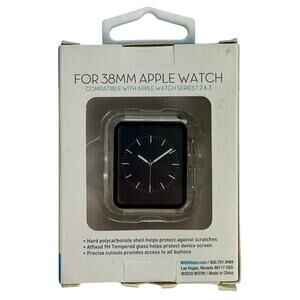 WITHit Protective Bumper with Glass for 38MM Apple Watch NIB